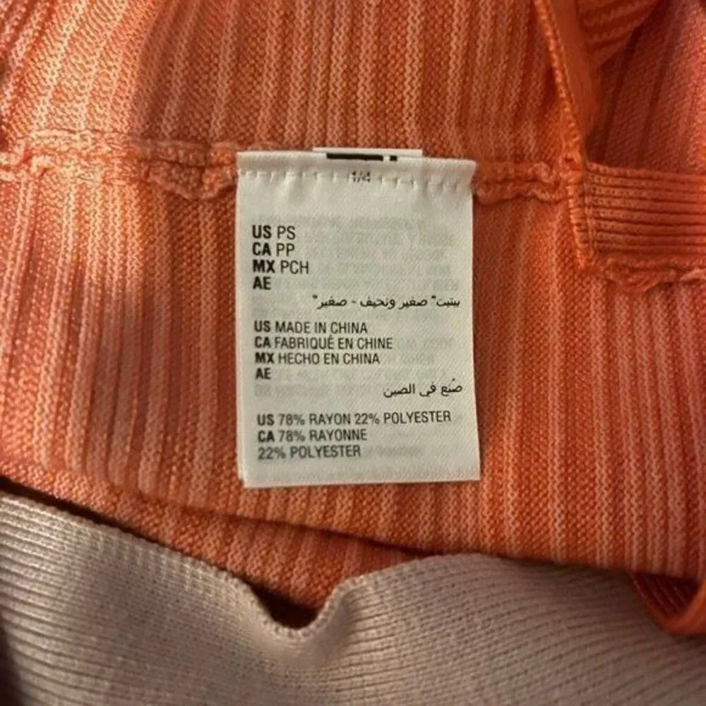 JM Collection Dip Dyed Tie Front Textured Cardigan - Picture 6 of 6